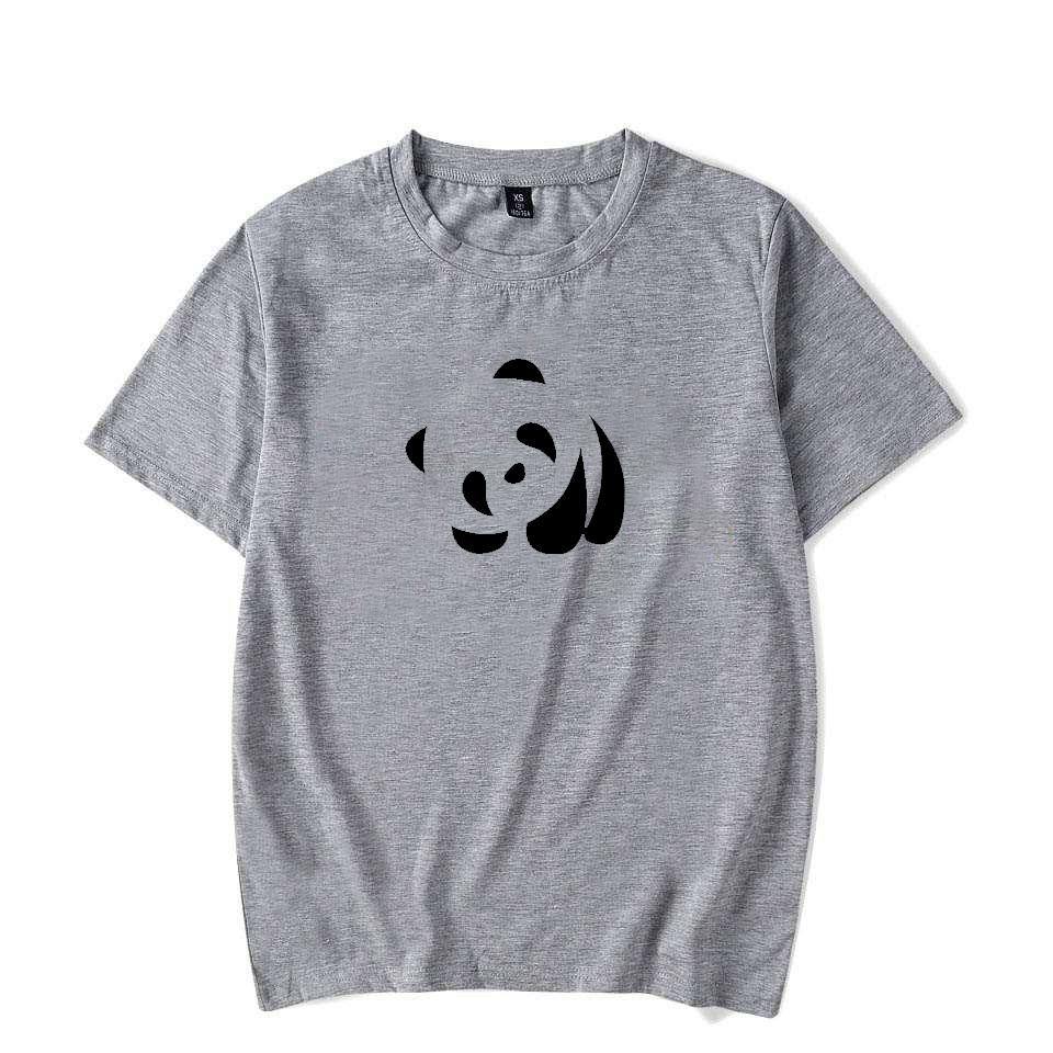Camiseta Estampada Panda De Dibujos Animados Para Mujeres Camiseta Casual Hip Hop Harajuku Camiseta Relajada