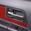 Carbon Fiber Front Inner Door Bowl Frame Sticker For Toyota FJ Cruiser 2007-21