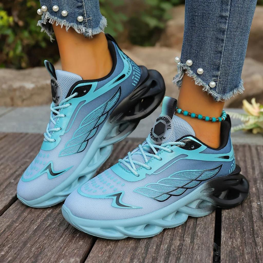 Damenschuhe Sneaker Neue Freizeitschuhe Damen Outdoor Walking Schuhe Damen Bequeme Dicke Sohle de mujer Größe