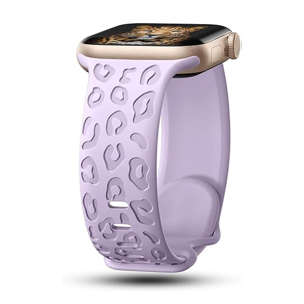 

Ремешки Для Apple Watch Band 45мм 44мм 46мм 42мм 41мм 40мм 49мм Гравированный ремешок браслет iwatch series 11 10 9 8 7 SE 6 5 Ultra 3 38 40 41 S10-42mm лавандовый