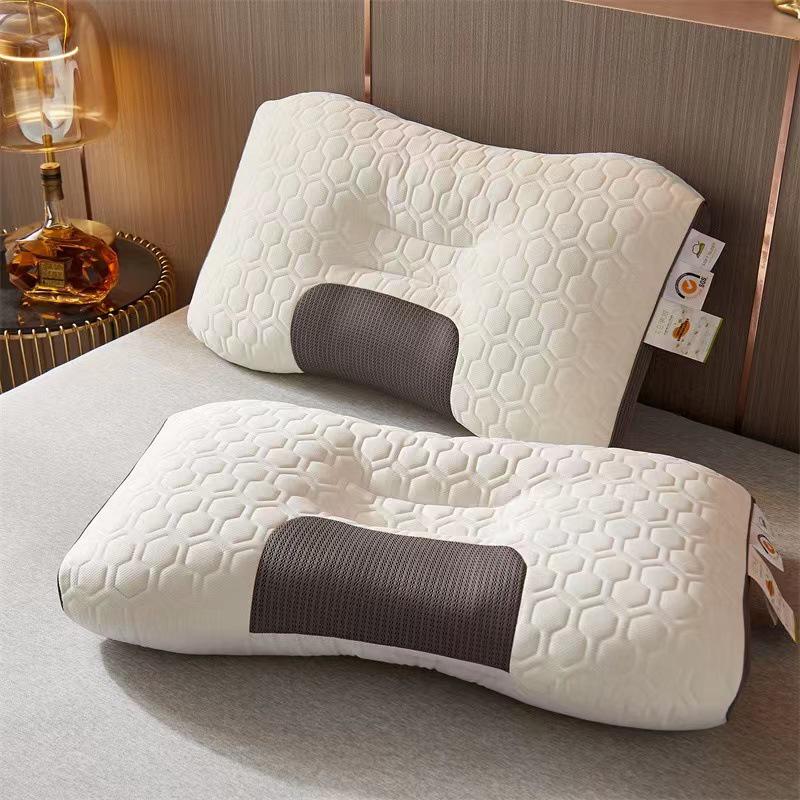 Mugwort Pillow Core, Anti-Mite, Breathable Brushed Hotel Pillow - Douyin Style Gift Pillow