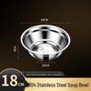 Stainless Steel Multi-Purpose Bowl Set for Soup, Noodles, Rice, and Fruits