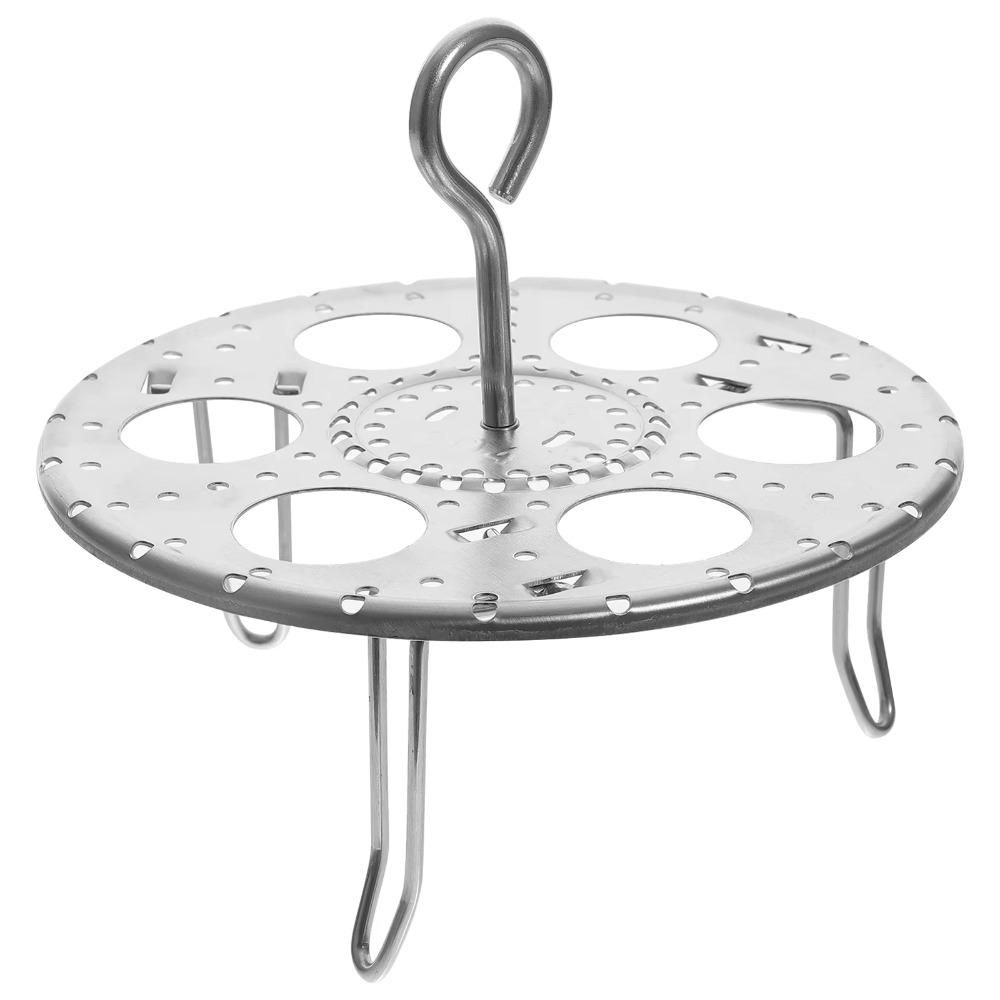 Nerezový stojan na napařování vajec 304 Odnímatelný napařovací tác Skládací napařovač vajec Knedlík