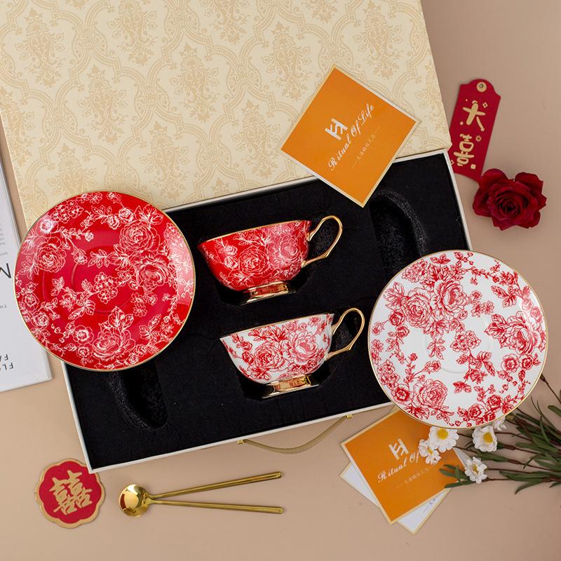Wedding Gifts For Newcomers, Coffee Cups, High-End Exquisite Gift Boxes, High-End Cups, Housewarming, Wedding Gifts For Girlfriends