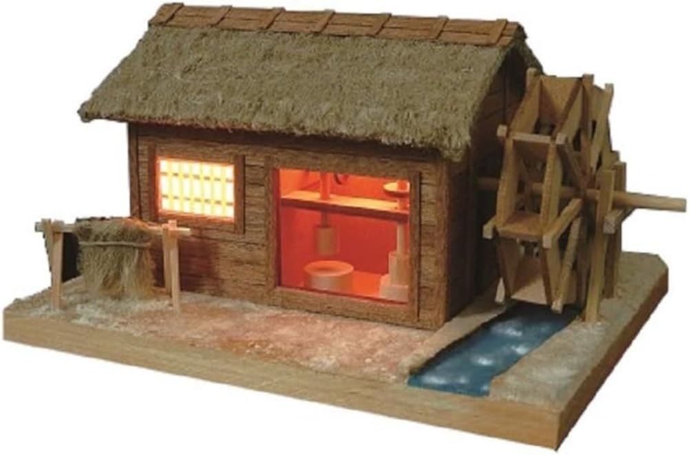 

Woody Joe Akari Katakoto Watermill Wooden Model Assembly Kit No.4 (Building)