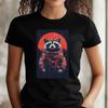 T-Shirt Frauen Waschbär als Astronaut Motiv Baumwolle Größe XS bis 3XLWird in neuem Fenster oder Tab geöffnet