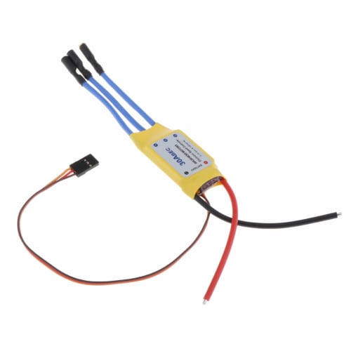 Perfeclan DC 12V 30A Brushless ESC PWM Electric Speed ??Controller for RC Model Airplanes, Motor Parts, Accessories, Repair Replacement Parts
