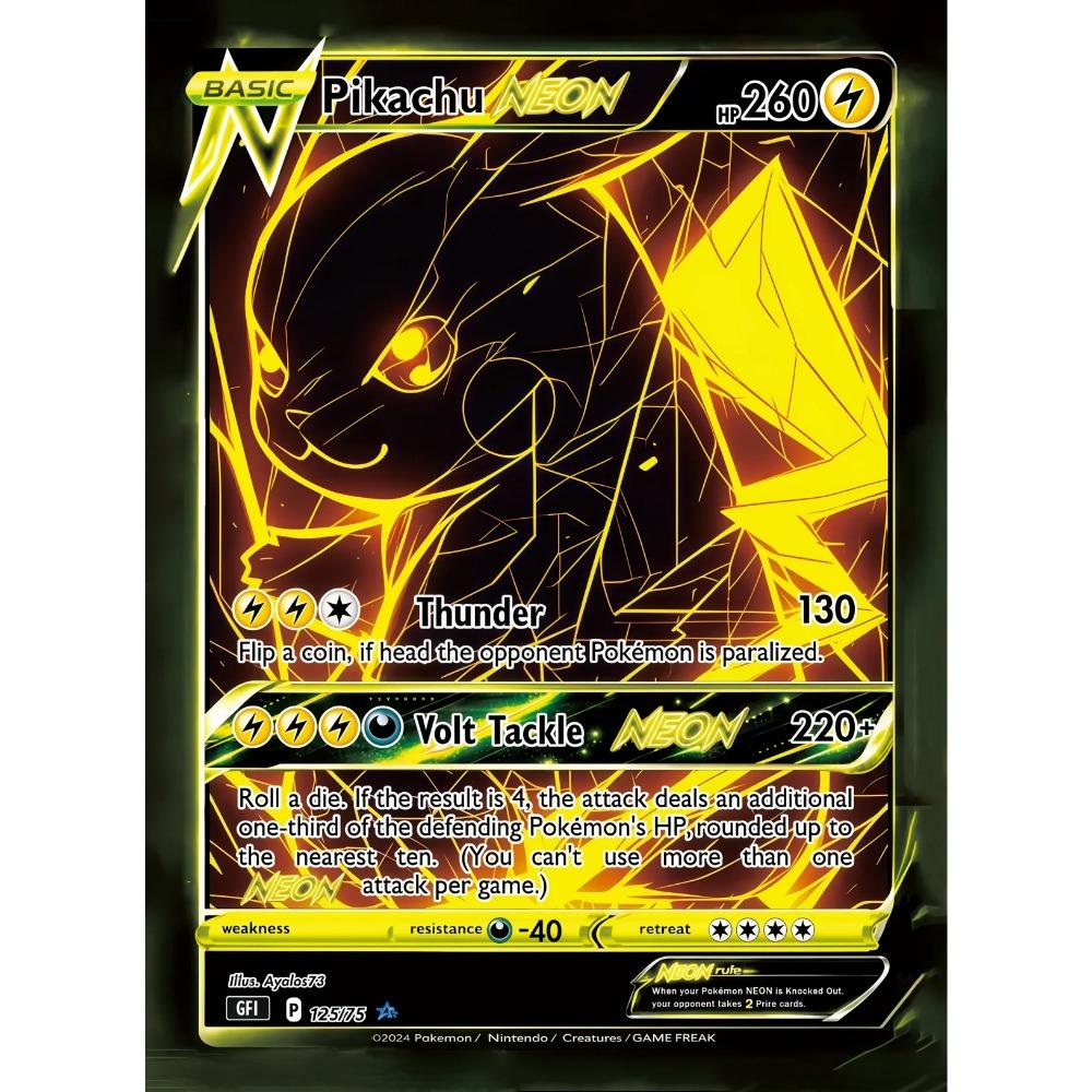 Pokemon Mewtwo Lucario Charizard Pikachu Bulbizarre Gengar 6pcs DIY Cards with Holographic Texture,Premium Anime Collection Card