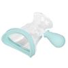 Augenspülbecher Silikon Quetschbar Kontrollierbar Präzise Reinigung Augenwaschreiniger-Set für Visuelle Ermüdung Make-up-Rückstände Blau