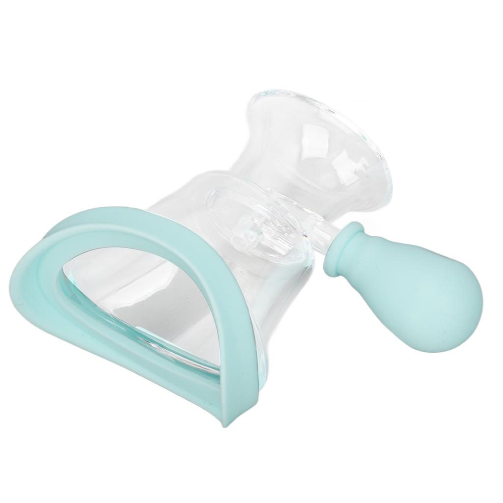 Augenspülbecher Silikon Quetschbar Kontrollierbar Präzise Reinigung Augenwaschreiniger-Set für Visuelle Ermüdung Make-up-Rückstände Blau