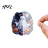 Halloween Keychain Party Favors Ghost Keychain Spooky Pumpkin Keyring Pendant Decorative Car Rearview Mirror Pendants Cute Heart Bag Charm