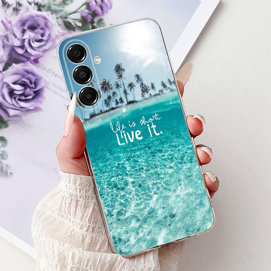 For Samsung Galaxy A17 5G Case SM-A176B Cute Cat Painted Cover 6.7'' Soft Silicone Case For Samsung A17 A 17 GalaxyA17 5G Fundas