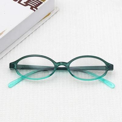Retro Rot Grün Oval Kleine Rahmen Brille Anti Blau Licht Brille Damen Myopie Brille Fertig Kurzsichtigkeit Brille Dioptrien