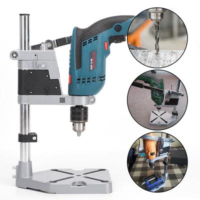 400mm Tezgah Matkap Standı Elektrikli Matkap Braketi Taban Çerçevesi Tek Kafa Matkap Tutucu Güçlü Taşlama Makinesi Aksesuarları Ahşap İşleme İçin Döner Alet