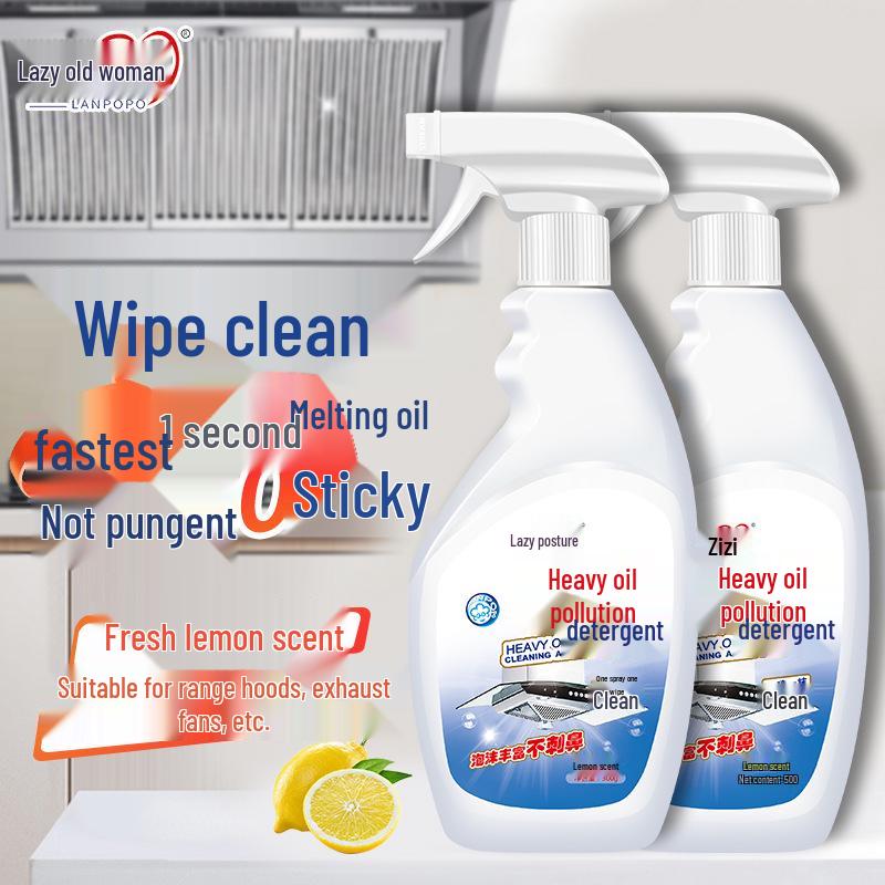 Fragrant Foam Degreaser: Powerful Range Hood & Kitchen Oil Stain Remover