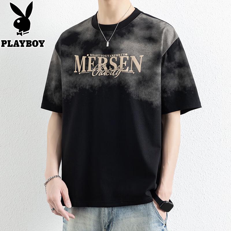 PLAYBOY 2026 Men's Summer Casual Loose Fit T-Shirt