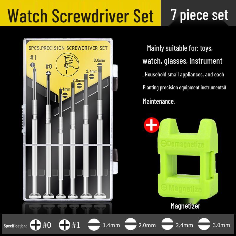 Eyeglass Repair Tool Set: Flathead, Phillips, Hex Key, Screws & Accessories