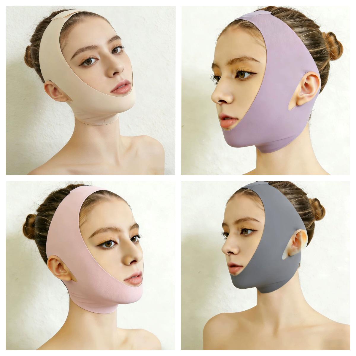 

Seamless V-Face Sleep Bandage Facial Contouring Mask Bag