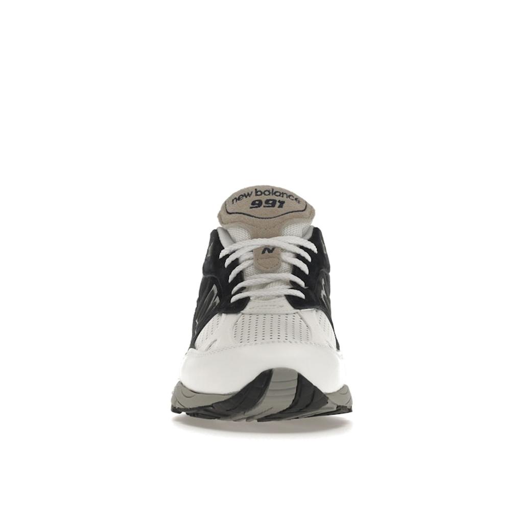 Sneakersnstuff x New Balance 991 Hecho en Inglaterra Paquete Perforado - Azul Marino Blanco Zapatillas para Hombre Azul Gris M991PJ