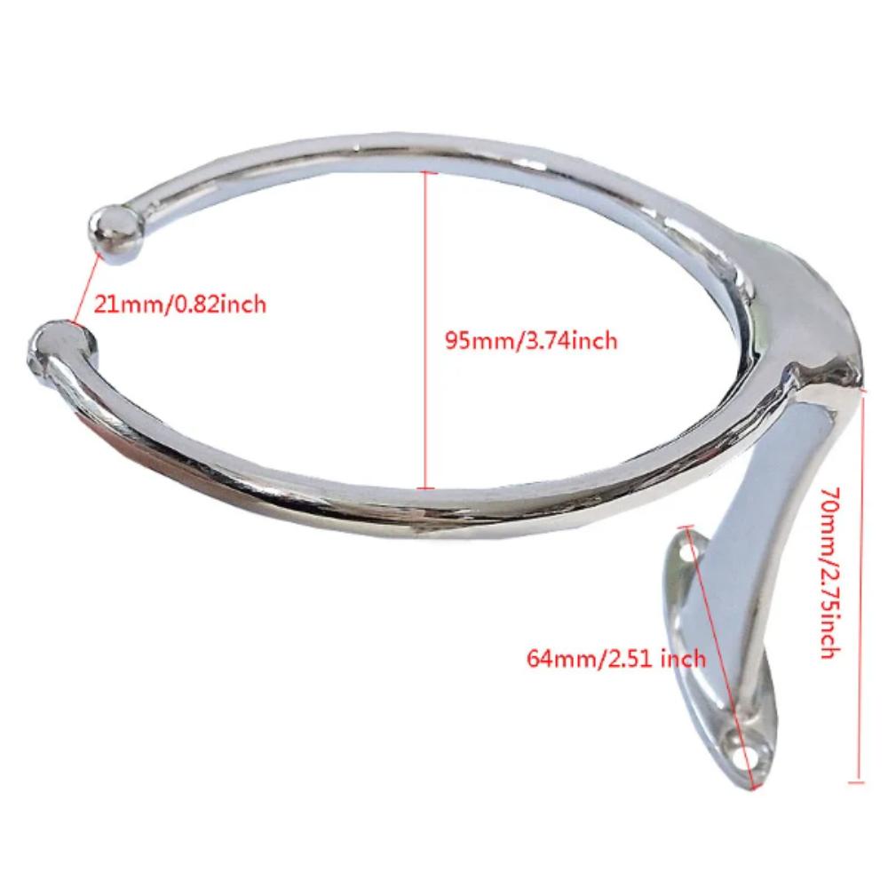 

Single-leg Teacup Holder Stainless Steel Drink Holder Ship Beverage Holder RV Accessories One cup holder