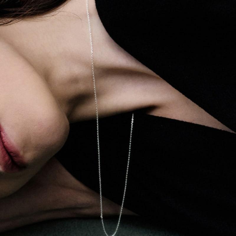 

TOU NP016 Custom Length Chain Necklace Silver