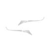 Silver Titanium Anti-Scratch Strip Steel Rear View Mirror For Toyota Camry 18-23