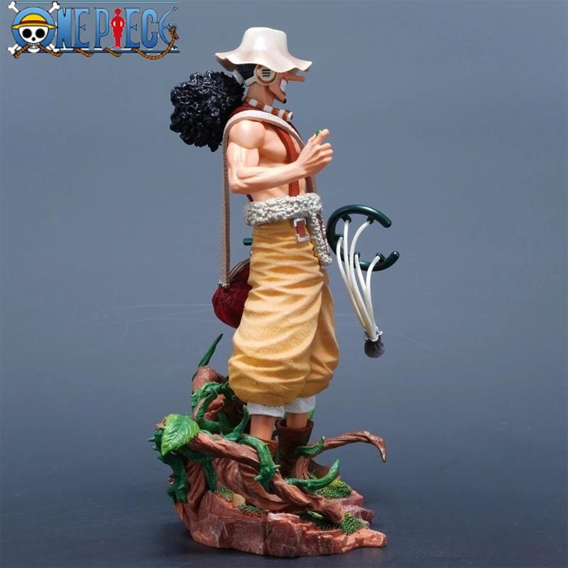 25cm/9.84in Anime One Piece Model Usopp Action Figures Pvc Statue Desktop Ornamen Collection Model Toys Gifts Beautiful Design