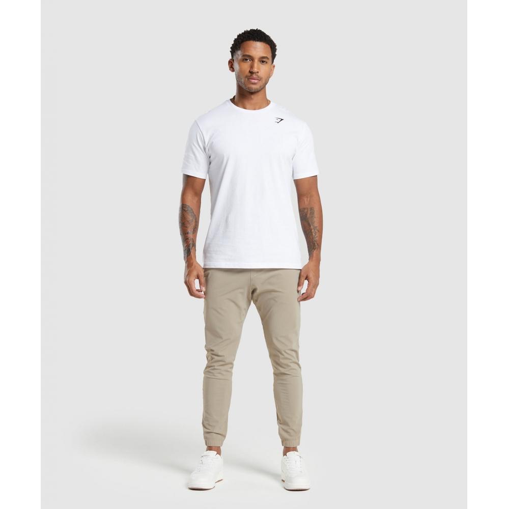 Gymshark Pantalón de chándal de estudio marrón arena A1a3u Nbzs