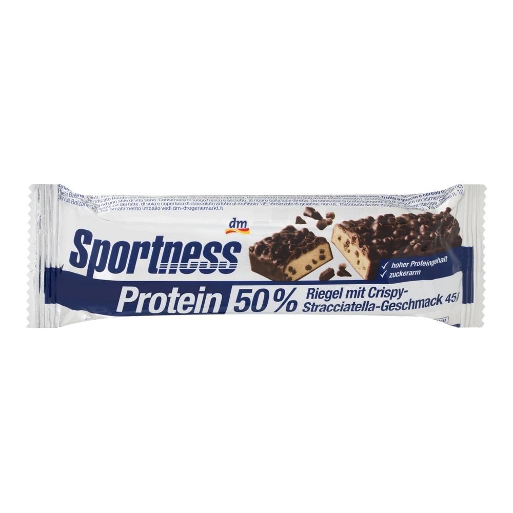 German Dm Sportsness 50% Protein Bar Strazzatella 45G