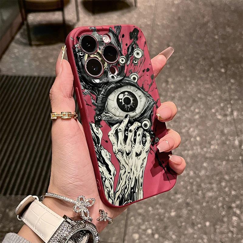 Dark Wind Buthulhu Eye for Apple 17Pro Phone Case iPhone16 Folds 15/14/13/12 Soft