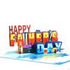 "Surprise Dad with a Handmade Father's Day Card from Wife, Daughter, and Kids"
