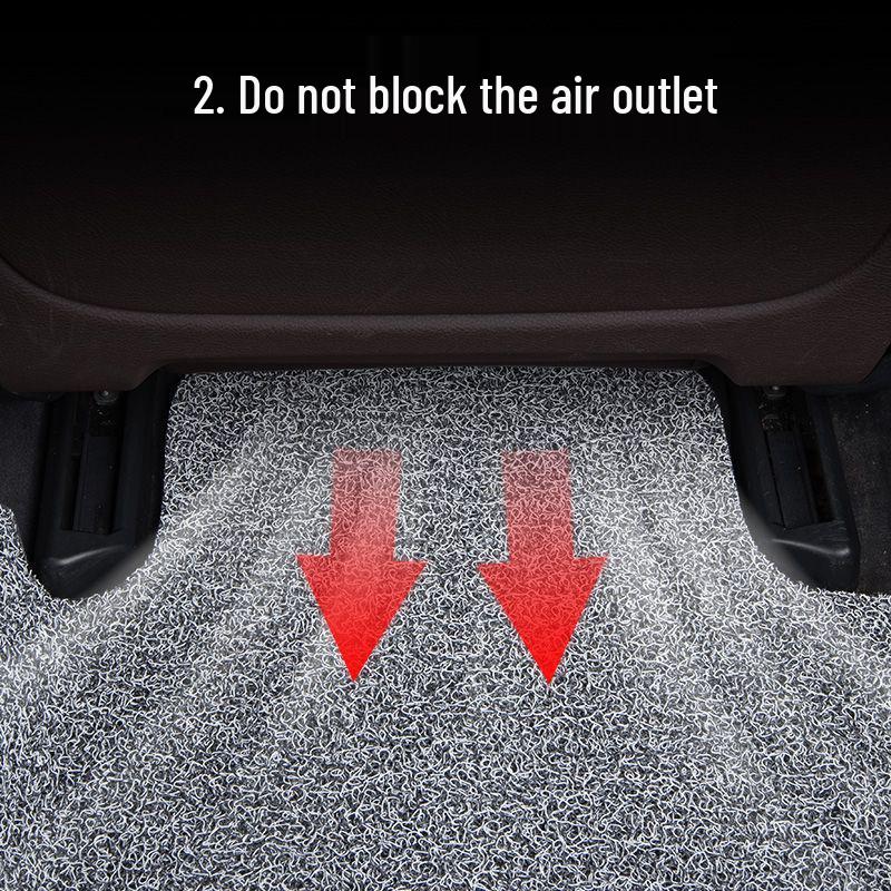 Compatible with 2018 Infiniti QX50: Full Set of Silk Loop Car Floor Mats