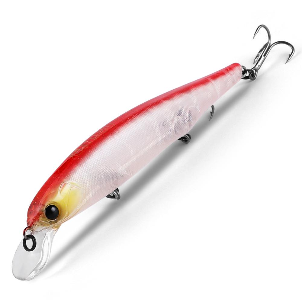 Green Ball 111mm, 15g Long-Cast Sinking Minnow: Rattling Hard Bait for Bass, Pike, Perch - Free Shipping