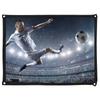 4:3 Thickened 100% Polyester Portable Foldable White Soft Projector Screen Curtain