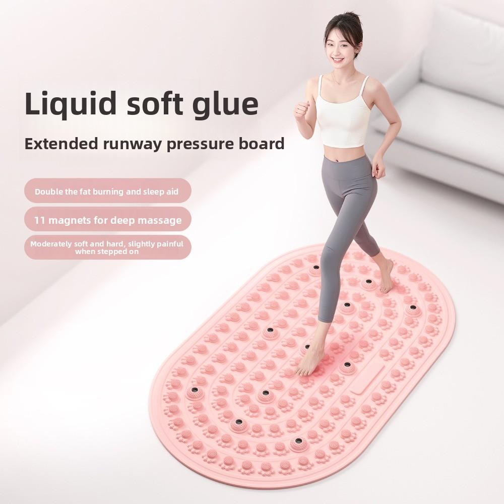 Liquid Silicone Acupressure Mat 45x75cm Foot Mat for Acupressure Anti-Fatigue Home Fitness