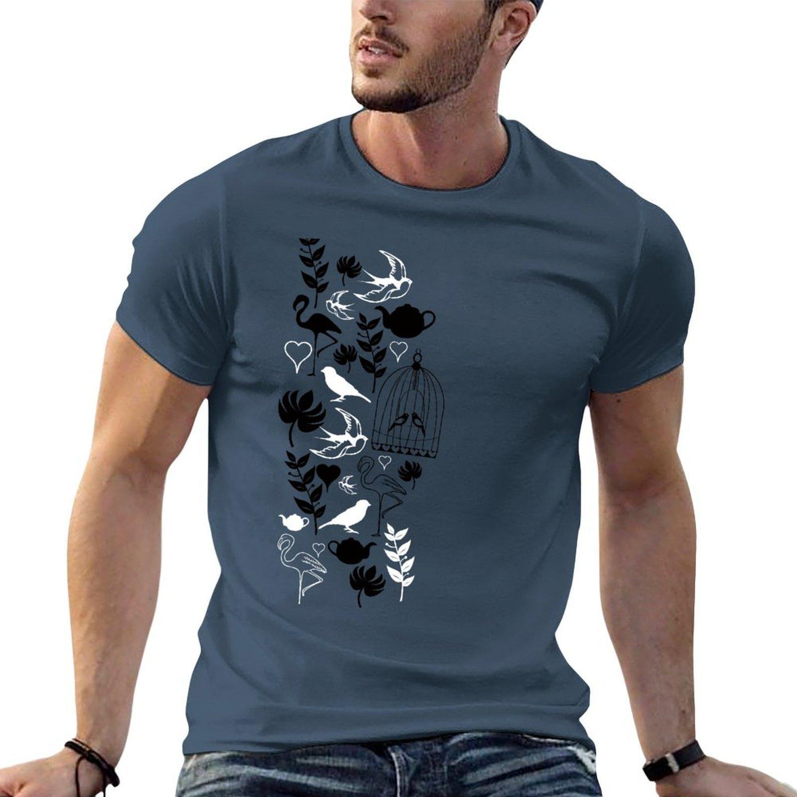 songbird tee TShirt funny t shirts man cotton t shirt man TShirt S