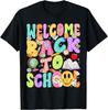 Retro Welcome Back To School Teacher Appreciation Boys Girls T-Shirt