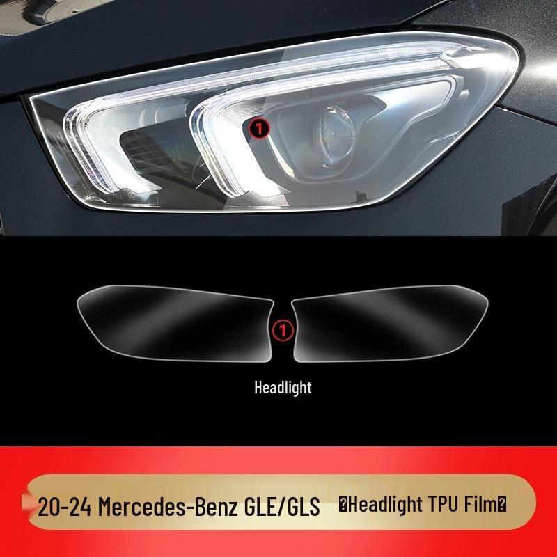 20-25 Mercedes-Benz GLE/GLS Interior Film: Center Console & Gear Shift Protector