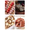 100/500 Sheets Edible Glutinous Rice Paper Practical Candy Sugar Coated Wrapping Paper Nougat Edible Paper Candy Wrapper