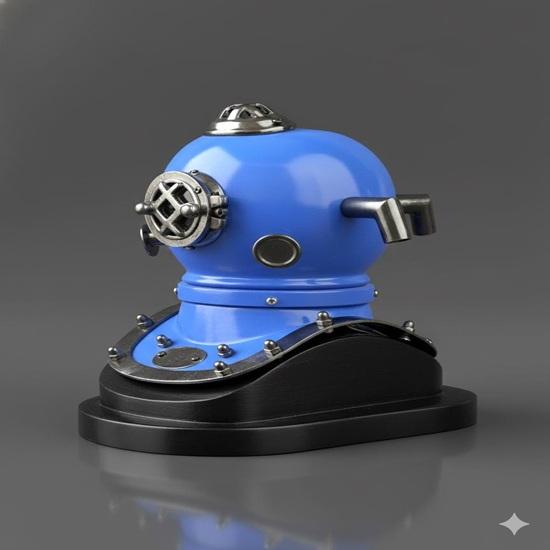 Diving Helmet  Mini Divers Helmet  Scuba Diving Helmet  Helmet For Office and Home Decor