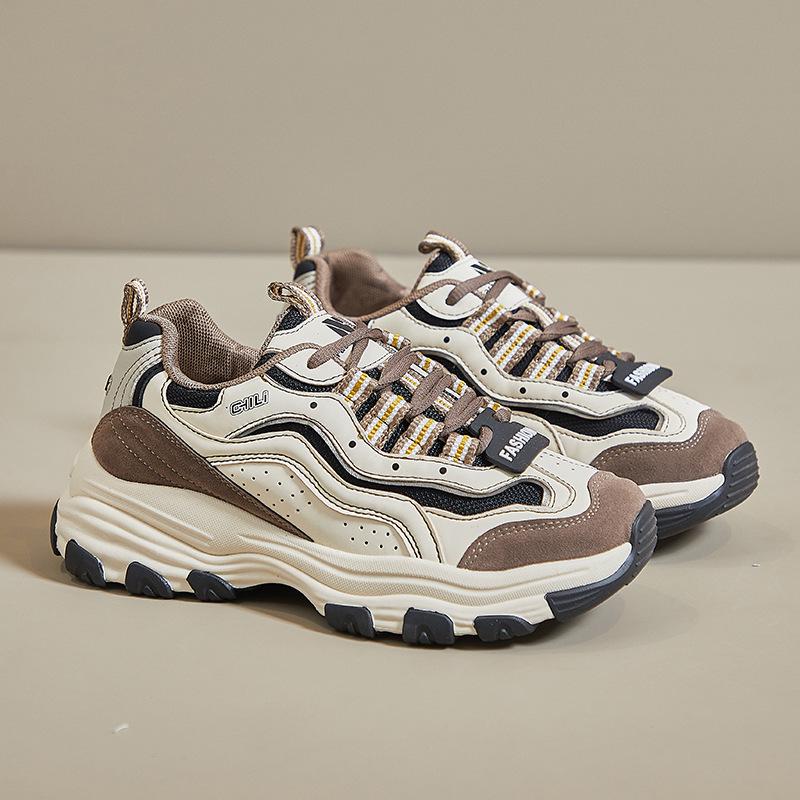 

Весенние корейские кроссовки Dad 2025 для студенток - CC2668 EU 38 бежевый