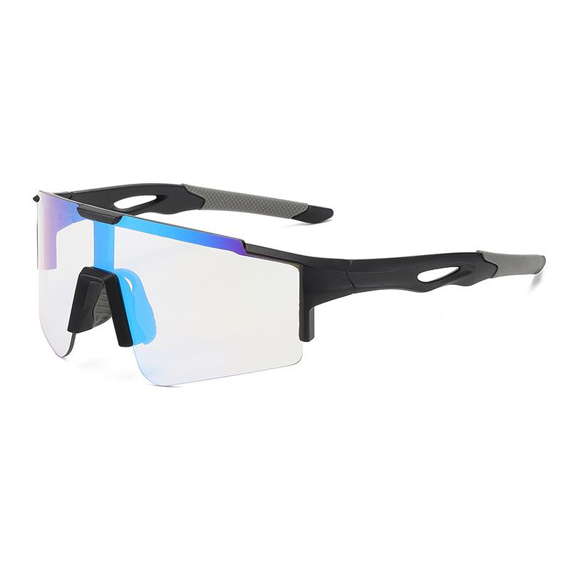 Outdoor sports cycling glasses, silicone nose pads, sunshade, eye protection, windproof sunglasses, the same style for men and women