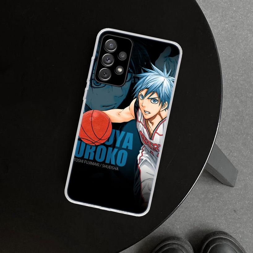Kuroko Basketball Anime Phone Case Cover For Samsung Galaxy A12 A22 A32 A52 A72 A02S A51 A50S A31 A20S A10S Note 20 Ultra 10 Plu