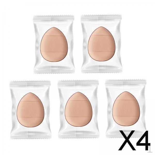 2x5x Finger Powder Puff, Mini Makeup Face Eyes Pads, Blending Sponge, Sponge for