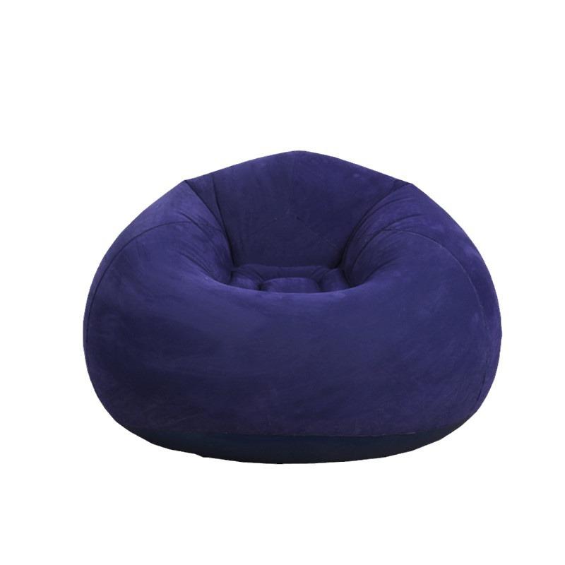 Inflatable Flocking Lazy Sofa Seat for Living Room
