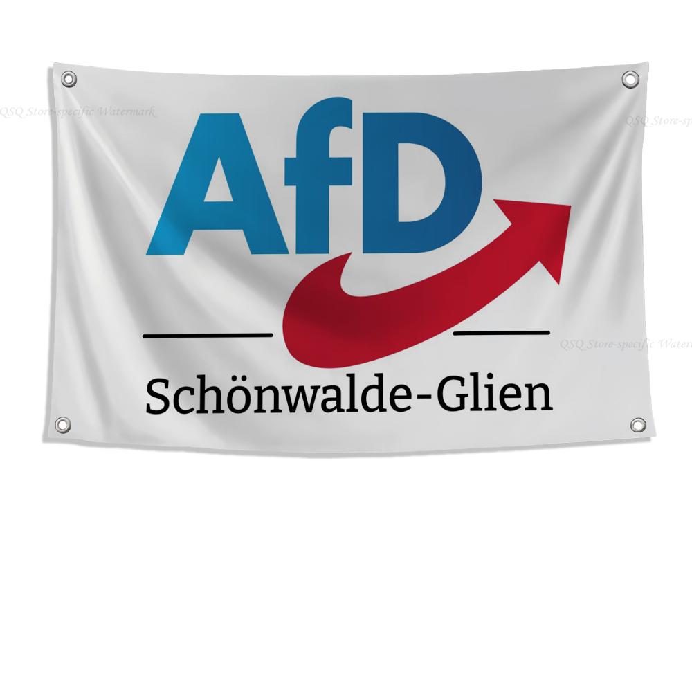 1pc Alternative Afd Flag Flags And Banners Four Hole Flag Polyester Outdoor Decor Room Aesthetic