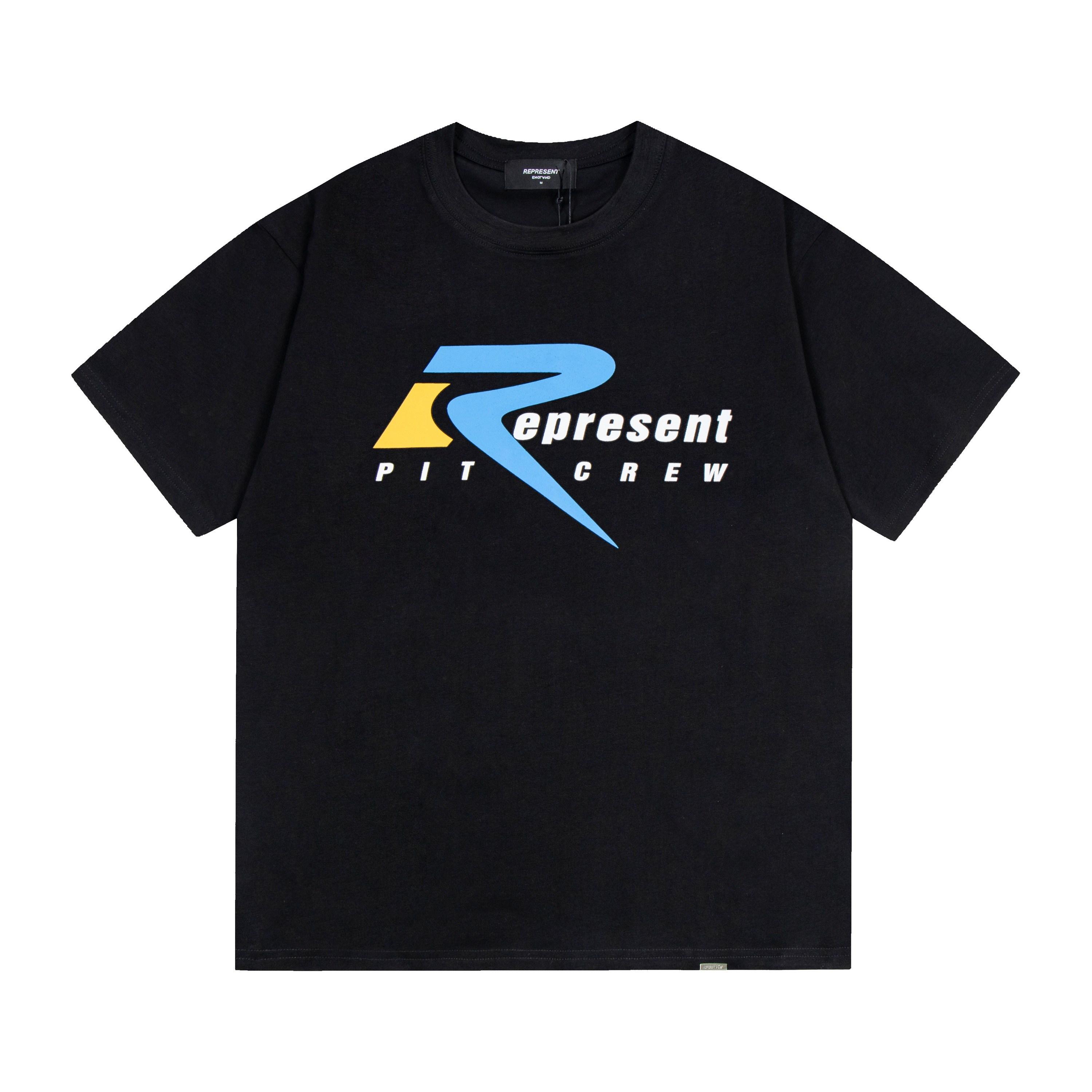 Summer Represent Pit Crew Racing Cotton T-Shirt Men Women Streetwear S