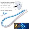 2pcs Motorcycle Turn Signal Lights LED Daytime Running Lights Tail Light DRL Decoration Strip Brake Flowing Light Car Headlights