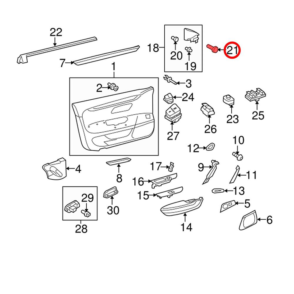 20Pcs Tapping Screw N90739704 For Vw Passat A5