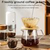 Electric Coffee Bean Grinder Wireless Mini Rechargeable Espresso Spice Grinder Home Kitchen Office Travel 1PC